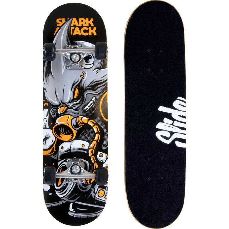 Slide  Skateboard  28-Zoll  Shark Attack