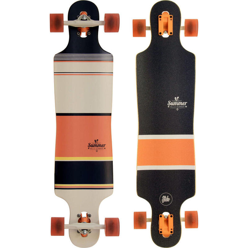 Slide | Longboard | 38-Zoll | Orange