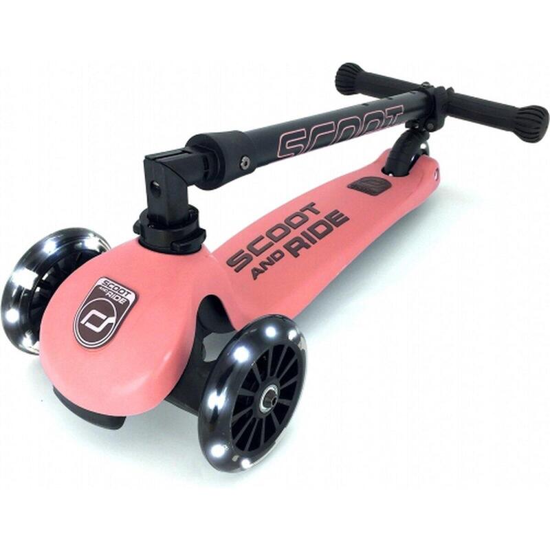 Scooter Mini Scooter  Highwaykick 3 LED  Peach