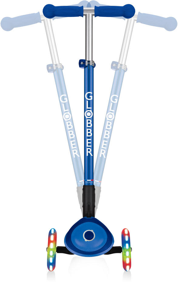 Globber Mini tRougetinette | Primo Foldable Plus Lights | Blue 3/7