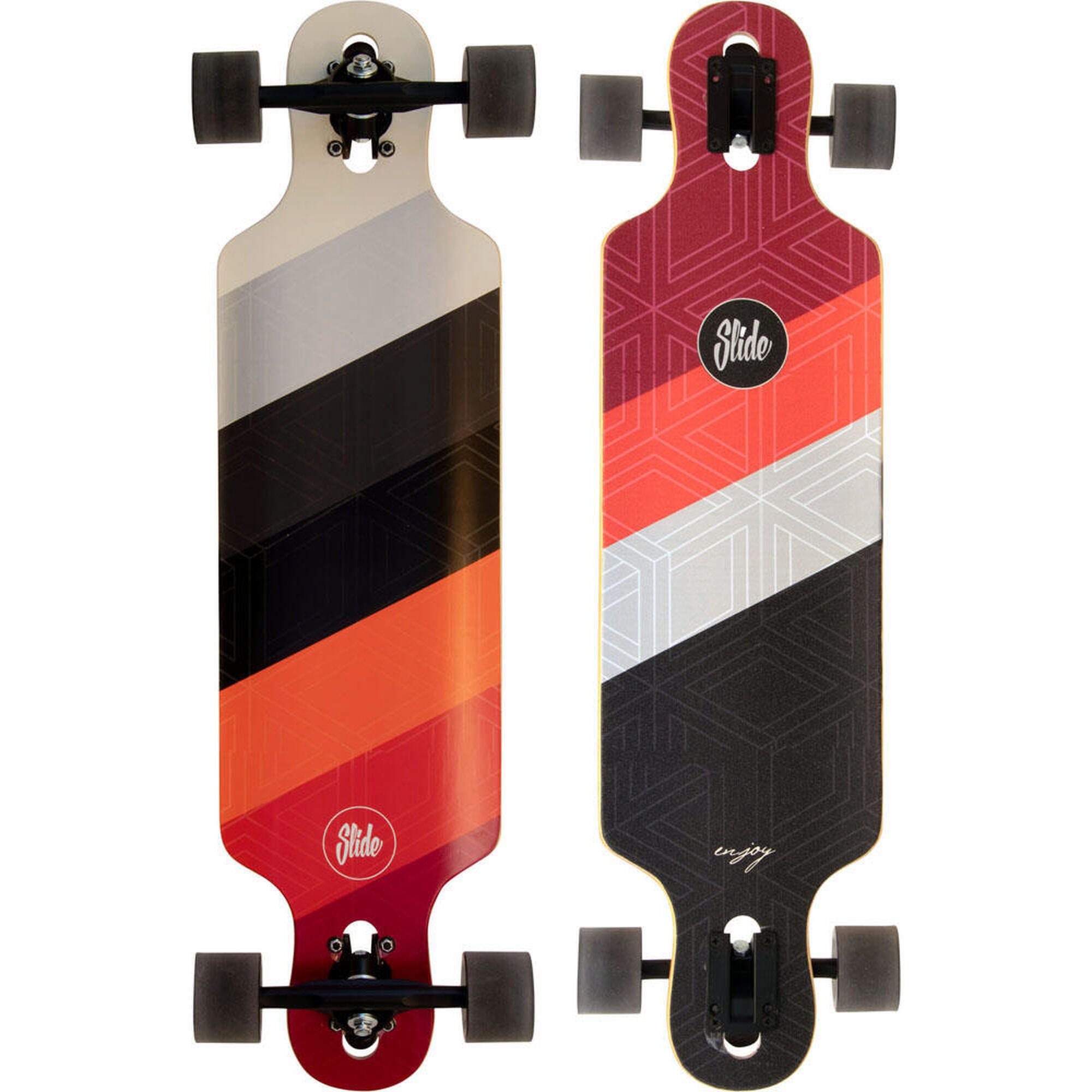 SLIDE BOARDS Slide  Longboard  34-Zoll  Rainbow