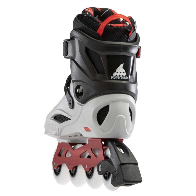 ROLLERBLADE RB PRO X, GRIS/ROUGE CHAUD, 42