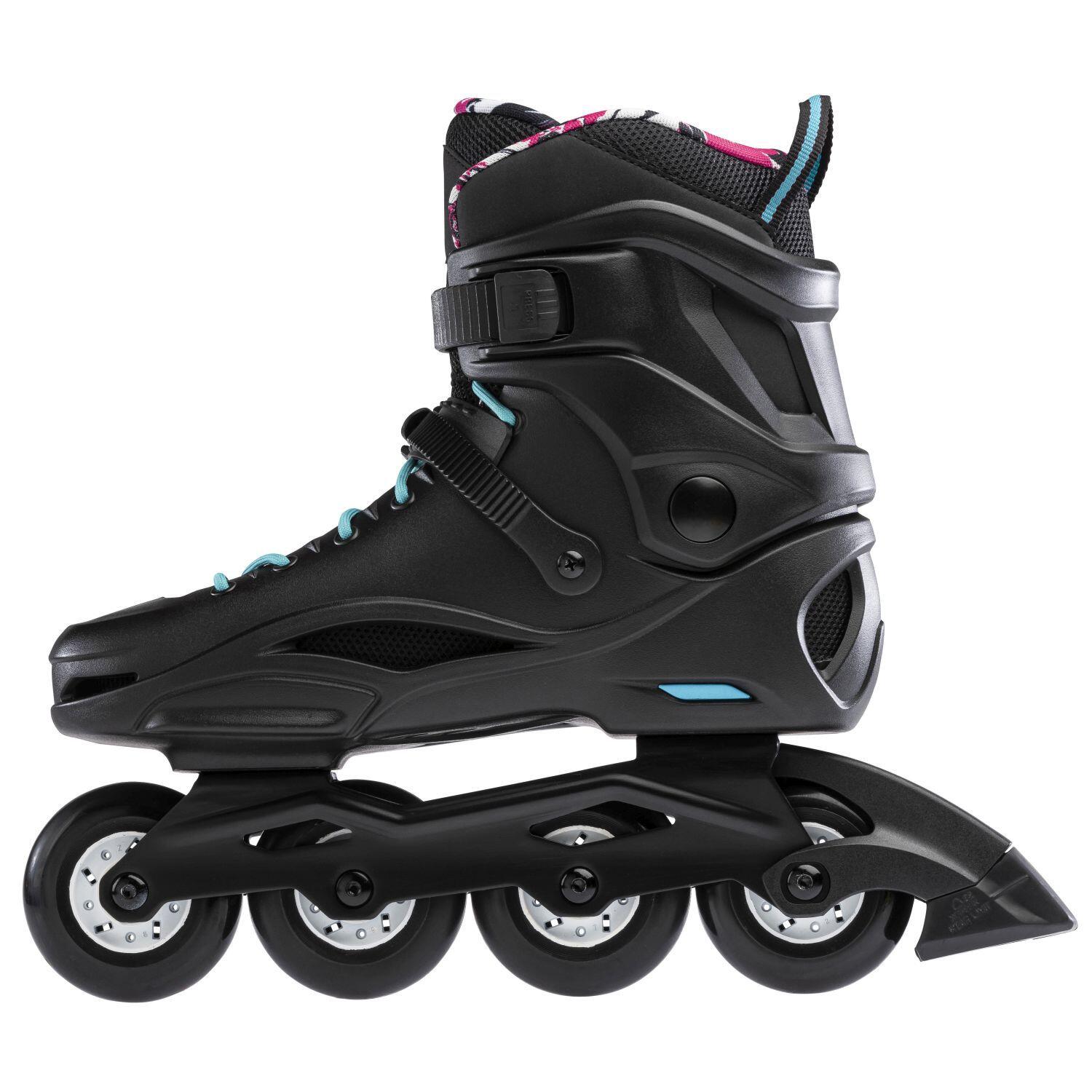 RB Cruiser Womens Inline Skate - Black/Aqua - Size: UK 4, Style: Black/Aqua 2/5