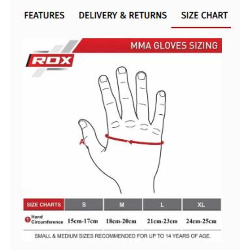 Rękawice do MMA męskie RDX T6 Sparring sparingowe