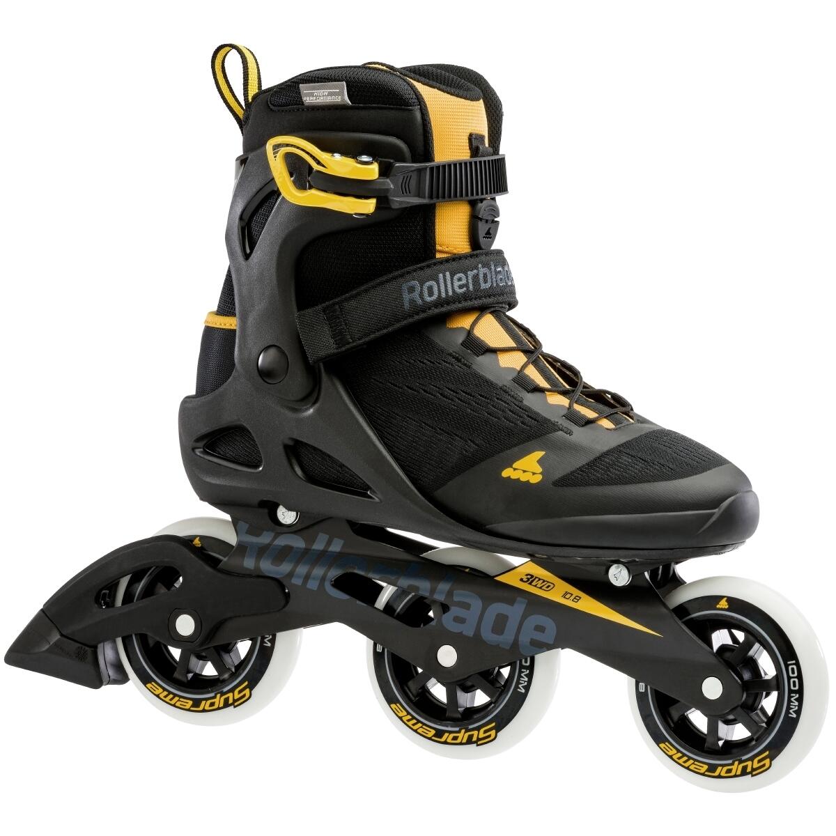 Patines de hombre MACROBLADE 100 3WD negros Rollerblade