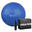 Bola de Pilates e Yoga com bomba azul - 65cm