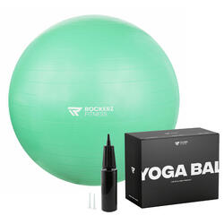 Ballon de fitness - Ballon de yoga - Ballon de gym - Ballon assis - 75 cm