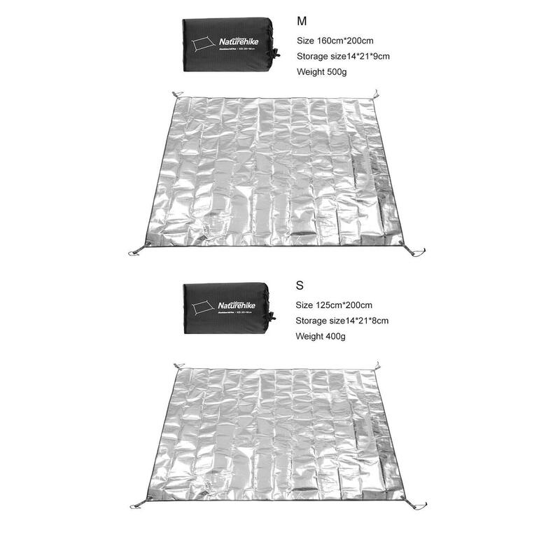 PE aluminum waterproof camping mat