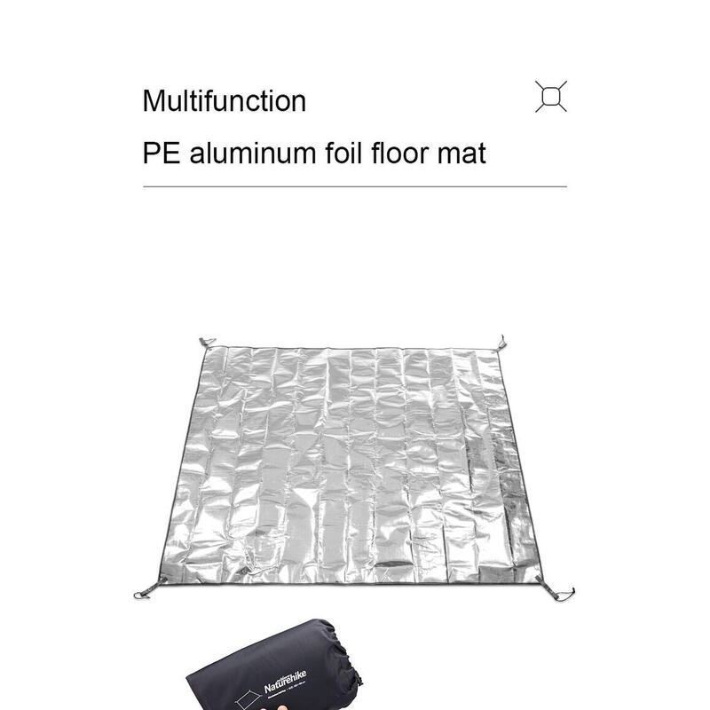 PE aluminum waterproof camping mat