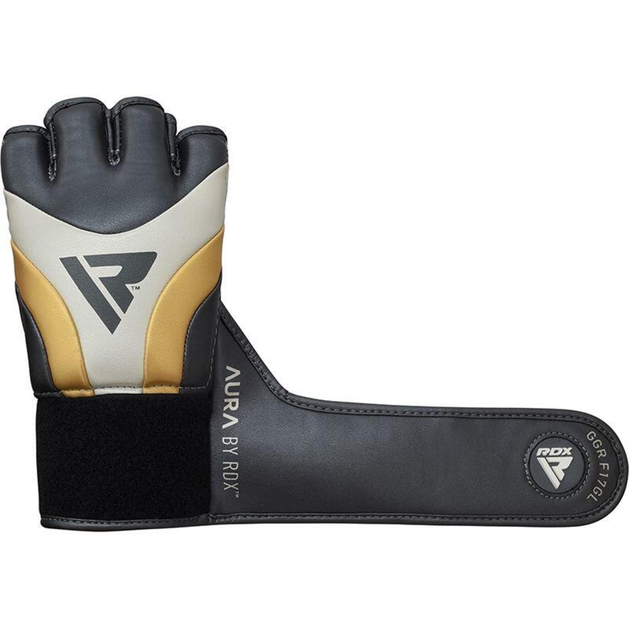 T17 Aura Grappling Handschuhe | MMA - Schwarz /Gold