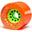 Kolečka Skateboard - Sk8 - Caguama - 85 mm - Oranžová - Orangatang