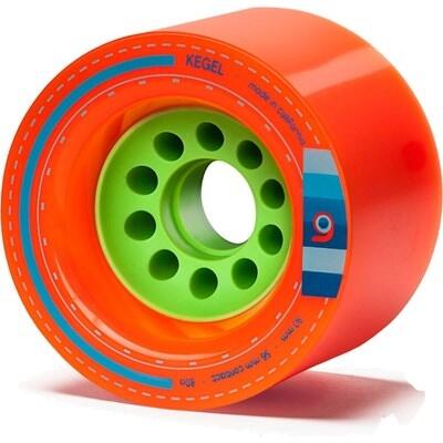 Orangatang Kegel wielen 80mm Orange