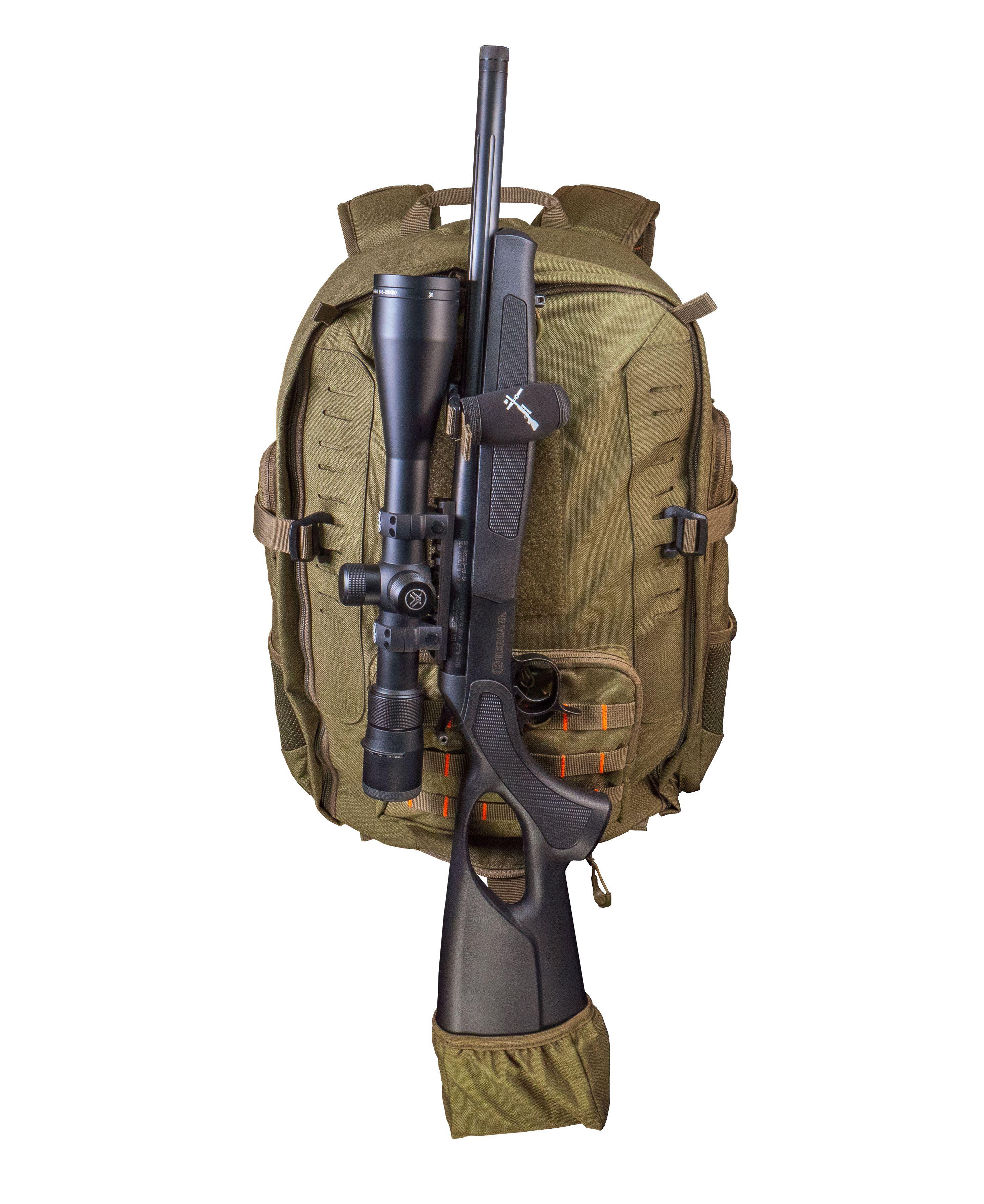 Bergara mochila técnica  porta rifle de 35 litros para cazadores 3/6