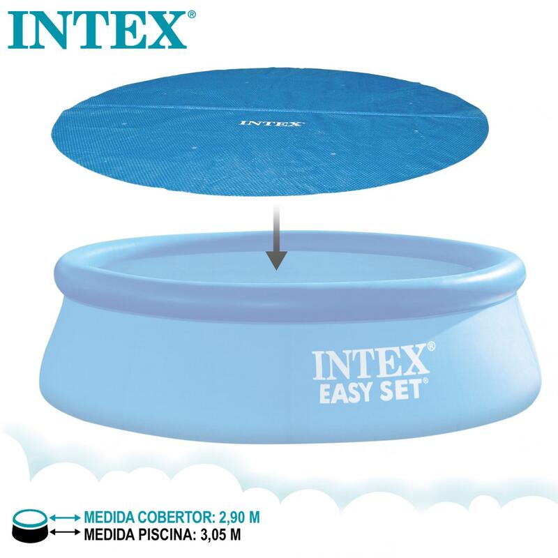 Cobertura solar Intex para piscinas Easy Set ou Metal Frame 305 cm diámetro