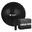 Ballon de yoga avec pompe - Ballon de Pilates - Ballon de fitness - 65cm - Noir