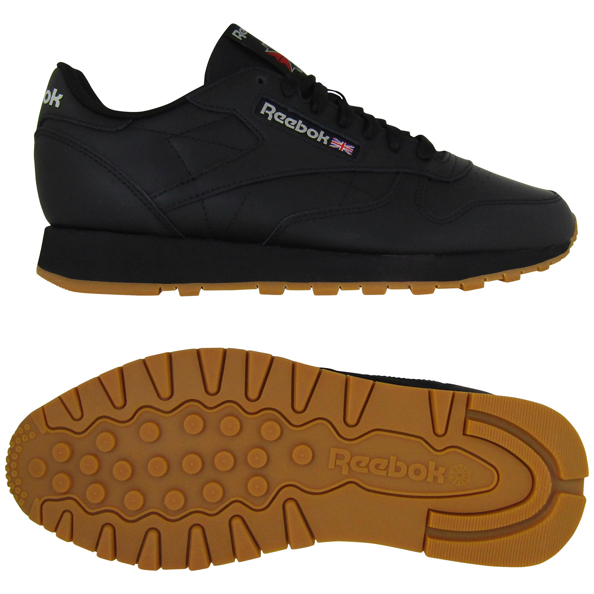 Reebok - Baskets Reebok Classic Leather - Baskets - Marron|noir|vert - 38,5 - Decathlon