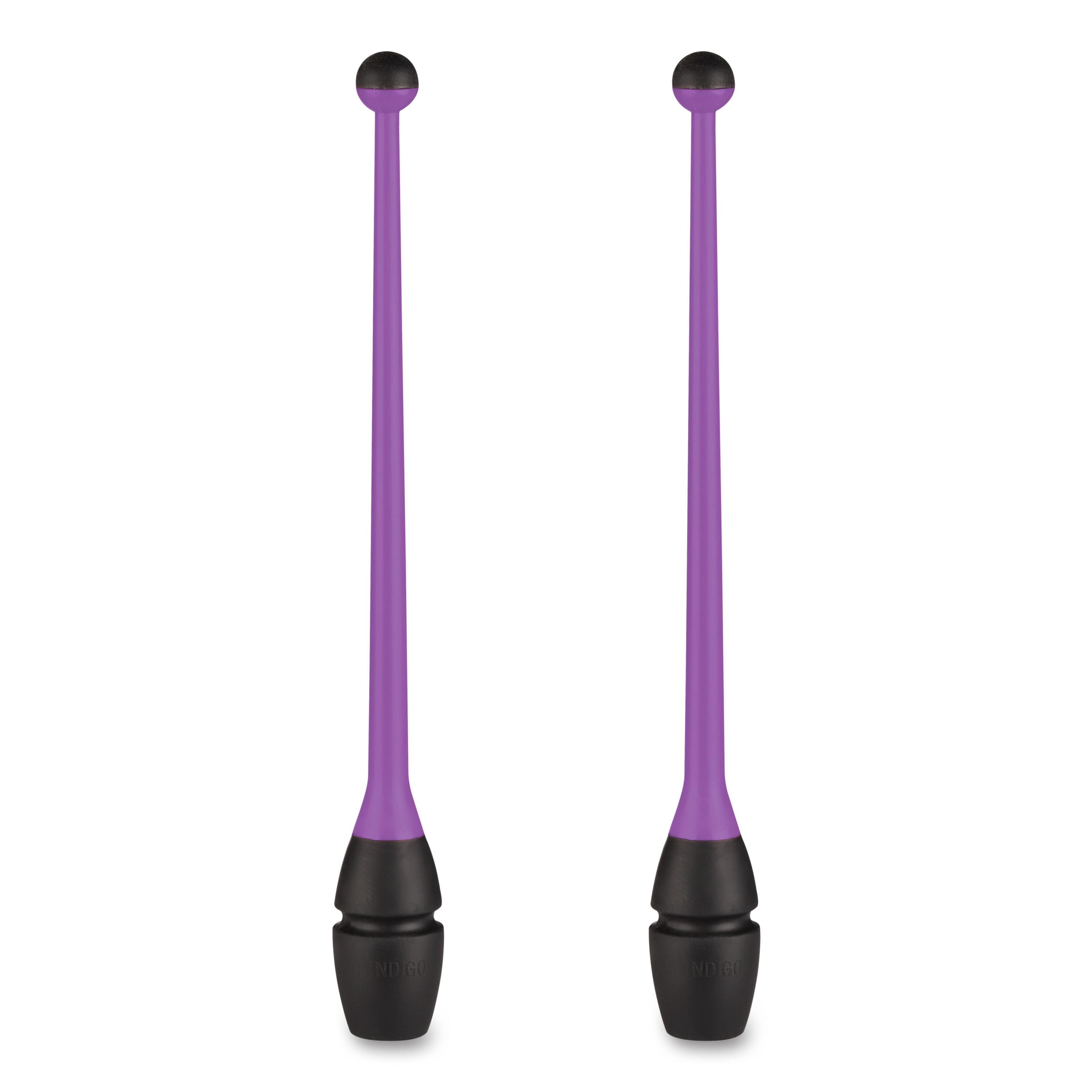 INDIGO SPORTS Mazas Engarzables de Tecnocaucho INDIGO 45cm Violeta- Negro