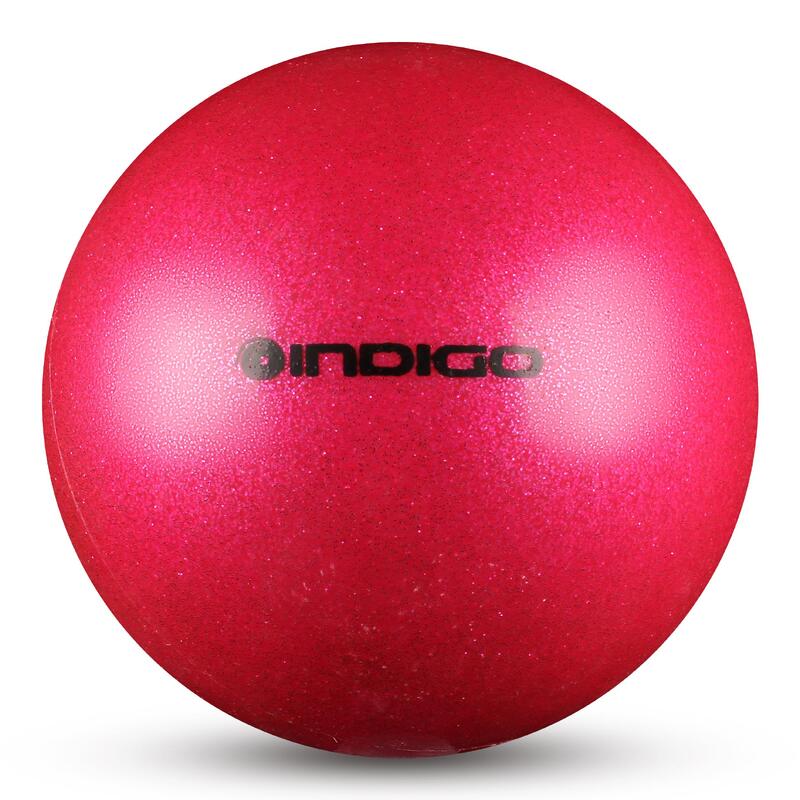Pelota Metalizada Glitter 400 indigo 19 cm violeta druna de gimnasia