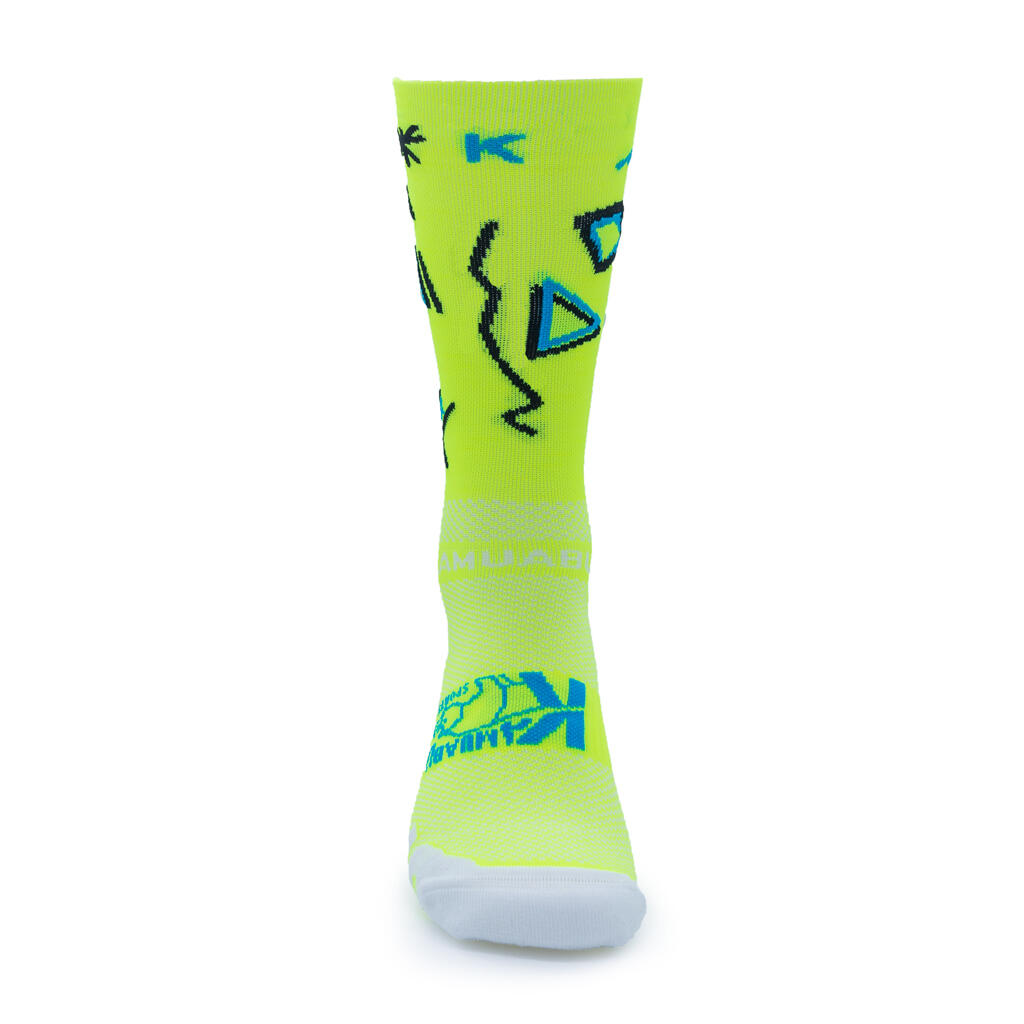Calzini Running Gialli "Xxo" (1 Filo) 4/5
