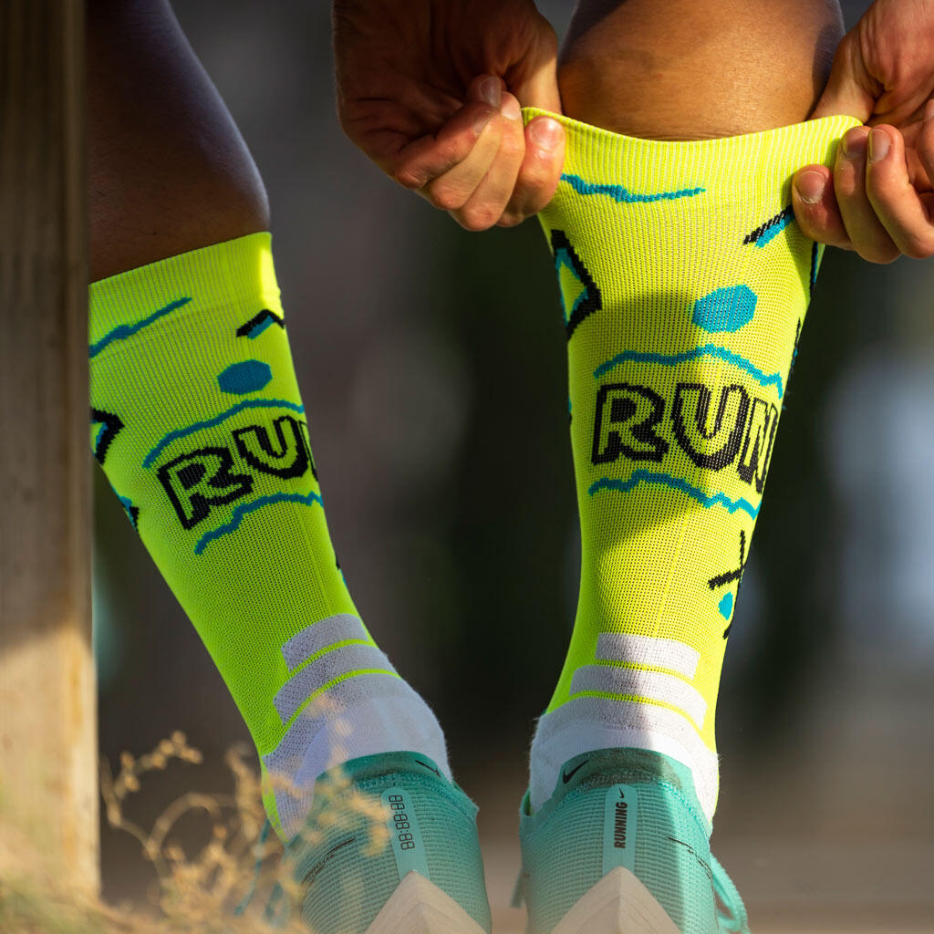 Calzini Running Gialli "Xxo" (1 Filo) 5/5