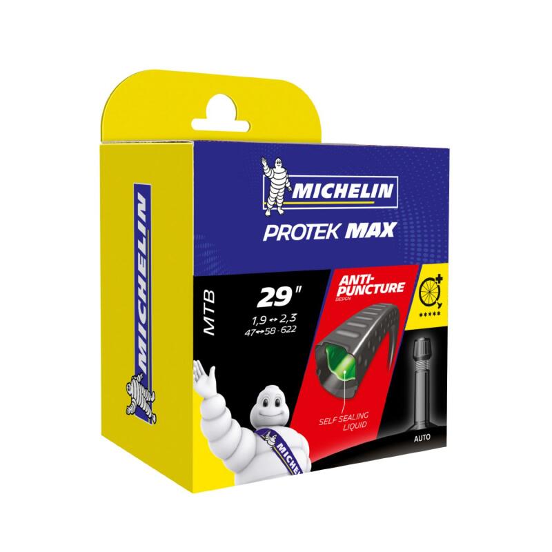 Chambre à air valve Schrader avec liquide anti-crevaison Michelin protek Max 29