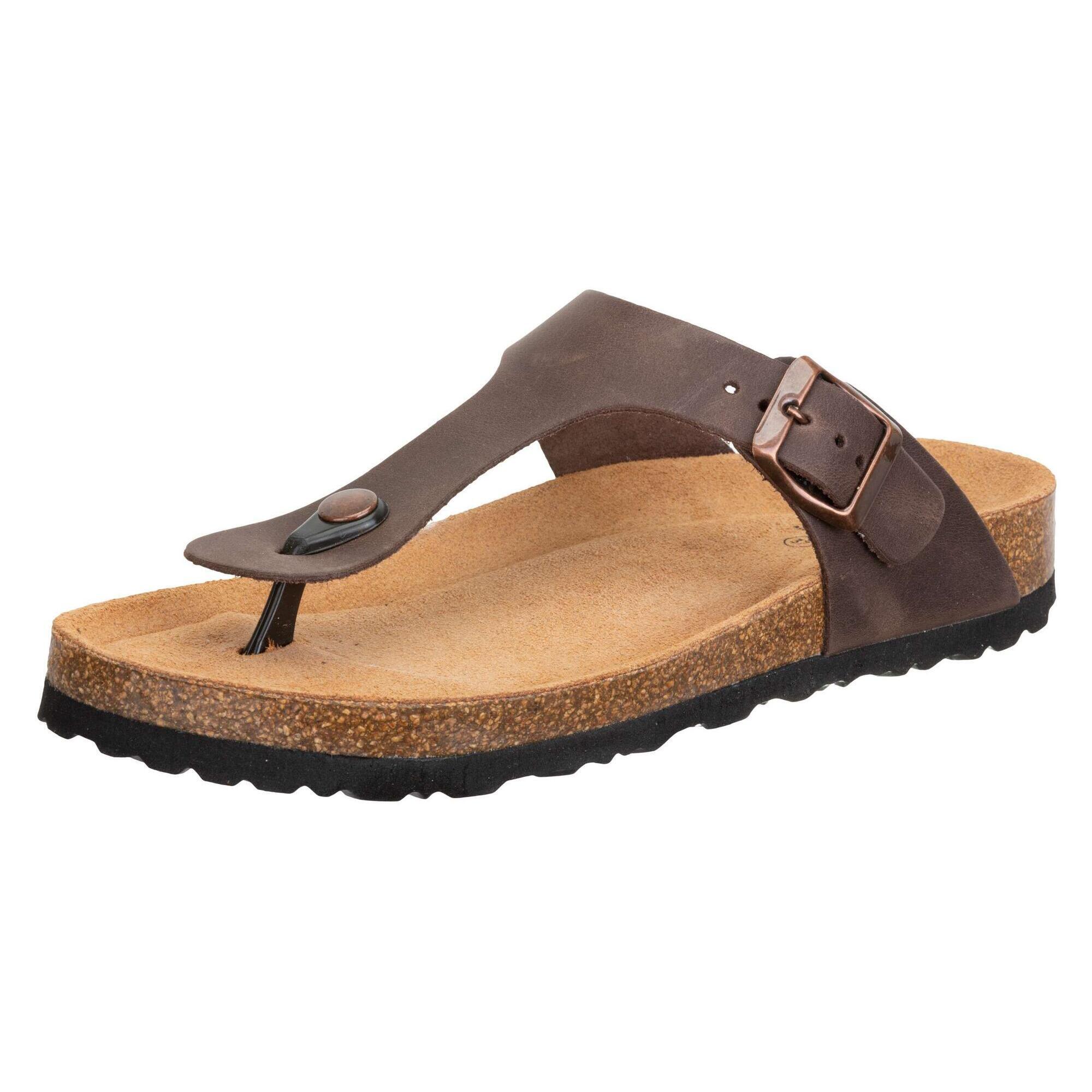 Lico - Séparateurs D’orteils Boucles Femmes Lico Sofia - Tongs - Marron - 39 - Decathlon