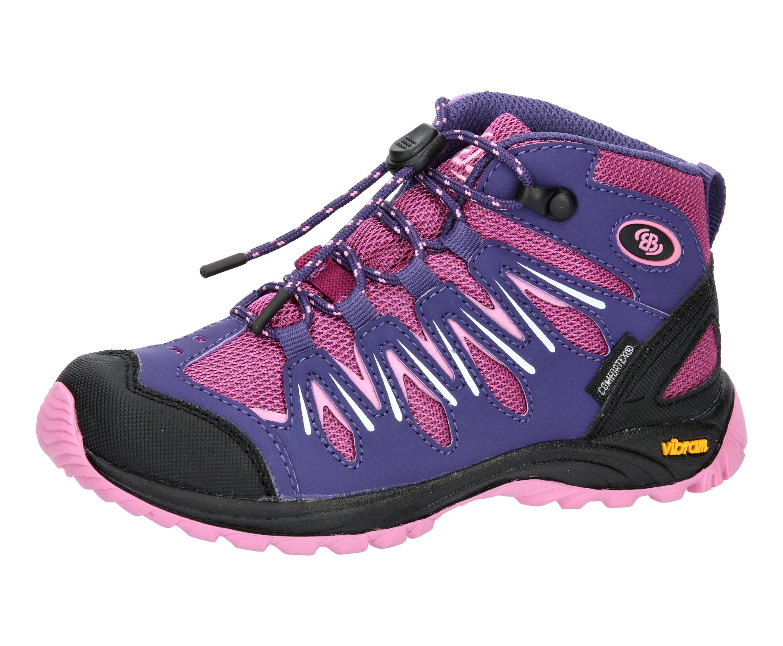 BRÜTTING Brütting Expedition Kids High Outdoor Shoe violet nylon, waterproof