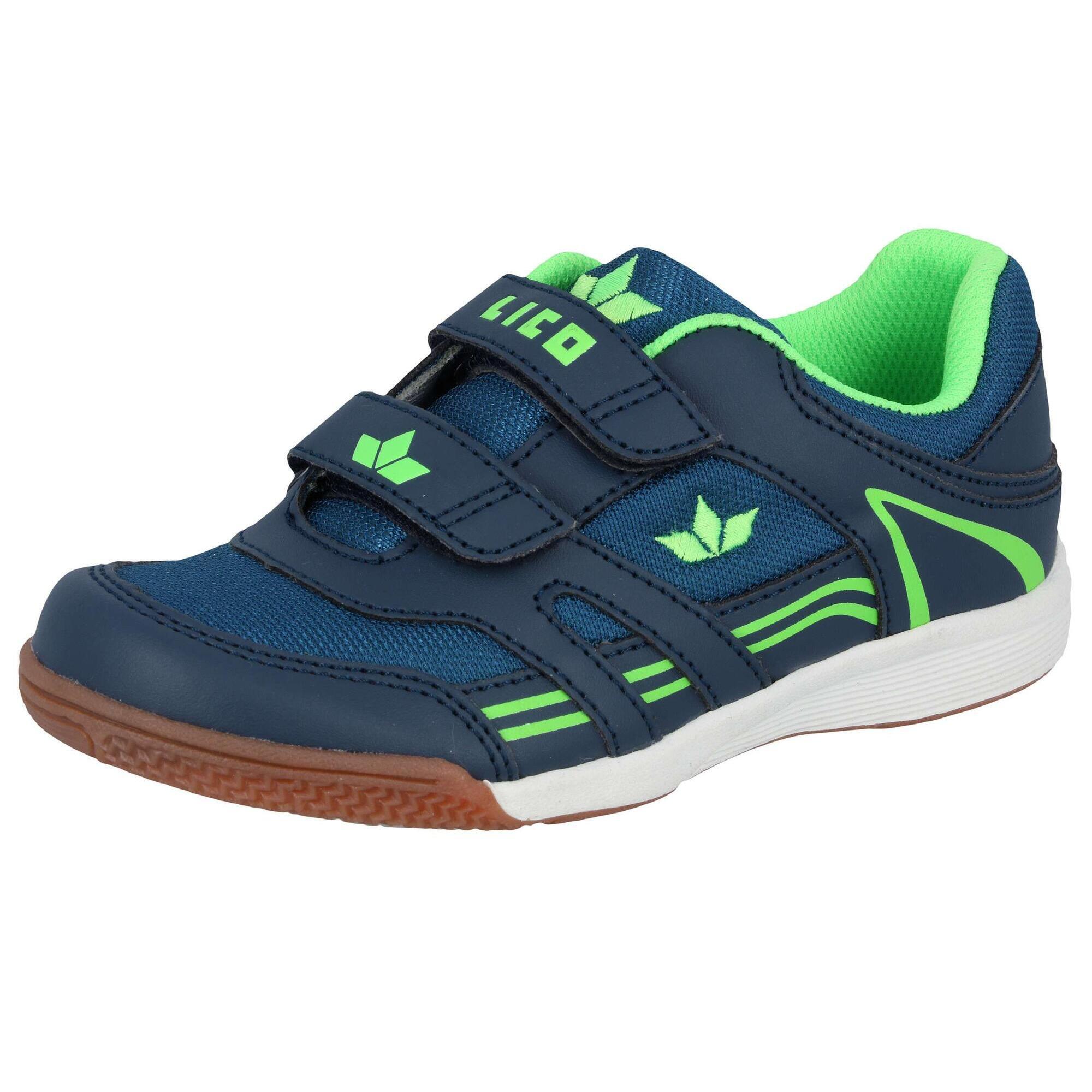 Lico - Chaussure D’entrée Fermeture Velcro Garçons Lico Active Indoor V - Chaussures De Sport - Bleu - 34 - Decathlon