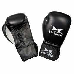 Boxing Bokshandschoenen PREMIUM FIGHT - Leer - Zwart