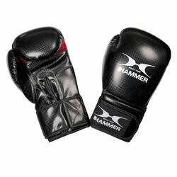 Boxing Bokshandschoenen X-SHOCK - PU - Zwart/Rood - 14 OZ