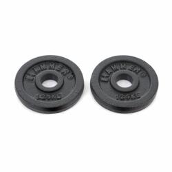 Haltères Fonte - 2x 1,25 kg - Noir - 30 mm