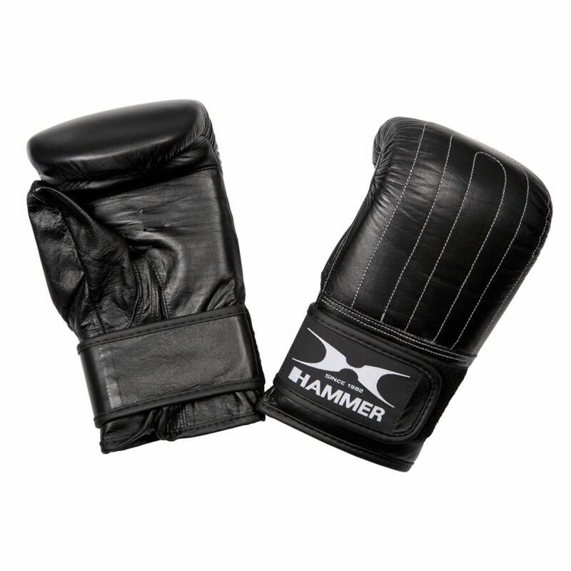 Boxing gants de boxe Punch - cuir - préformée - noir - S/M