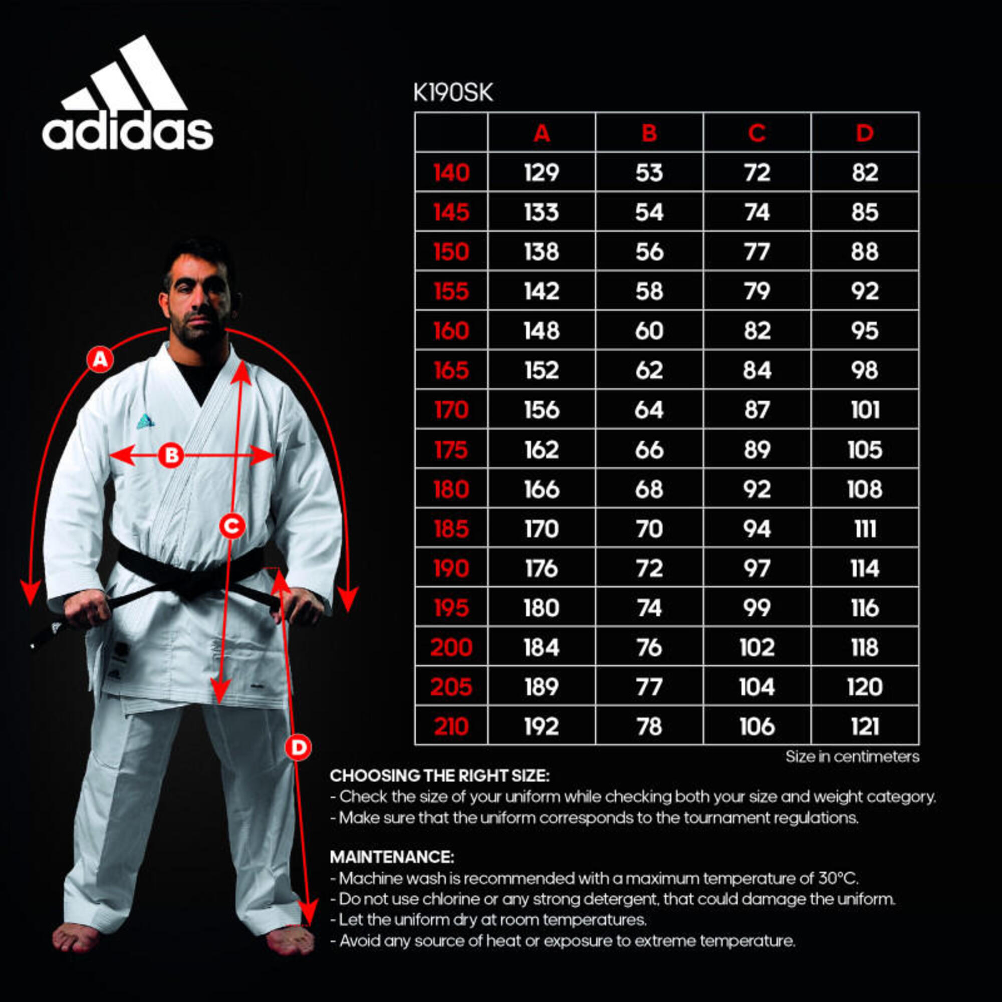 Kimono de karaté Adidas compétition