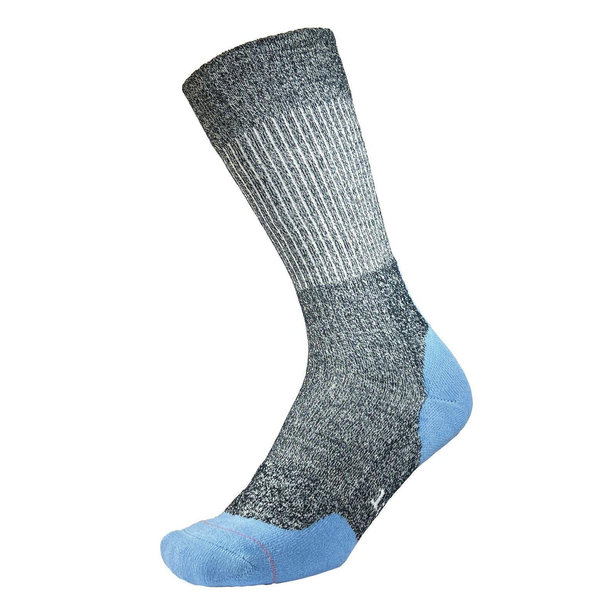 1000 MILE 1000 Mile Fusion Repreve Double Layer Sock Navy Marl/Cornflower