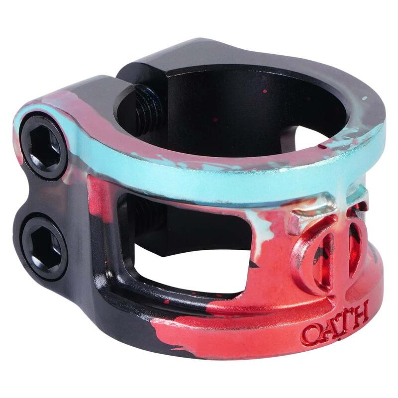 Cage V2 Alloy 2 Bolt Pernos - Negro/Teal/Rojo