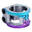 Cage V2 Alloy 2 Bolt Pernos - Azul/Morado/Titanio