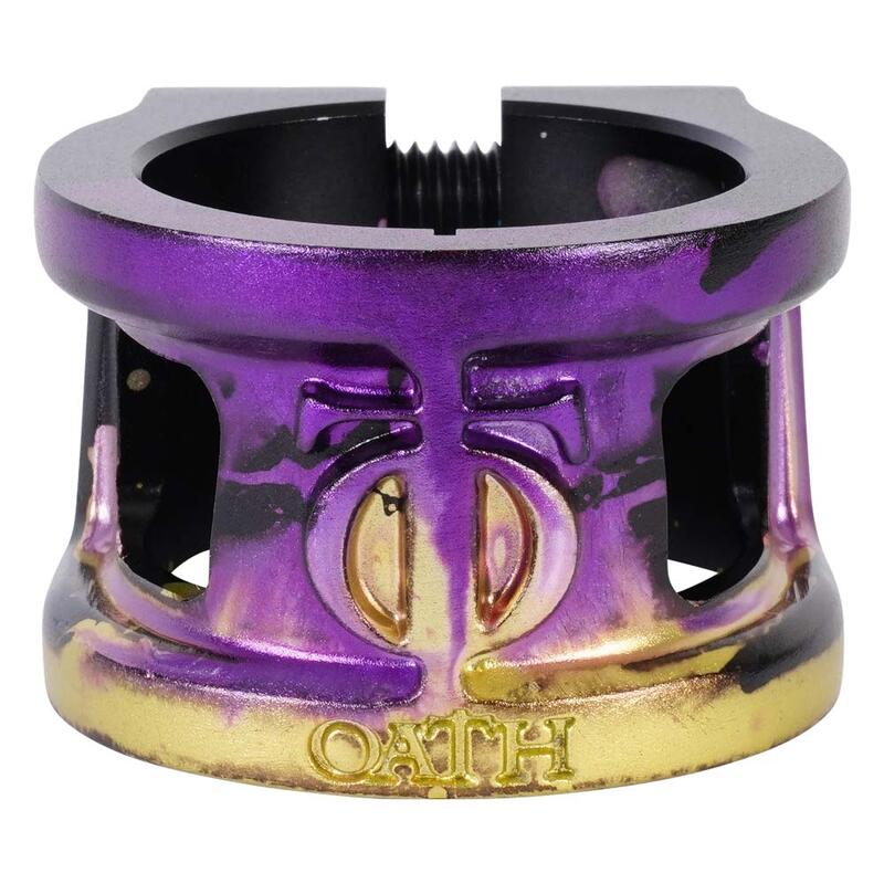 Morsetto Cage V2 Alloy 2 Bolt - Nero/viola/giallo