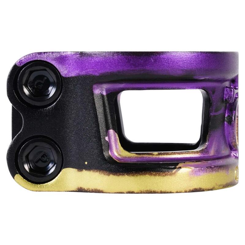 Morsetto Cage V2 Alloy 2 Bolt - Nero/viola/giallo