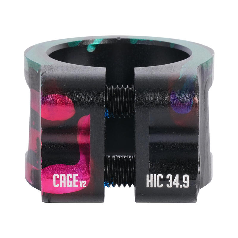 Morsetto Cage V2 Alloy 2 Bolt - Verde/Rosa/Nero