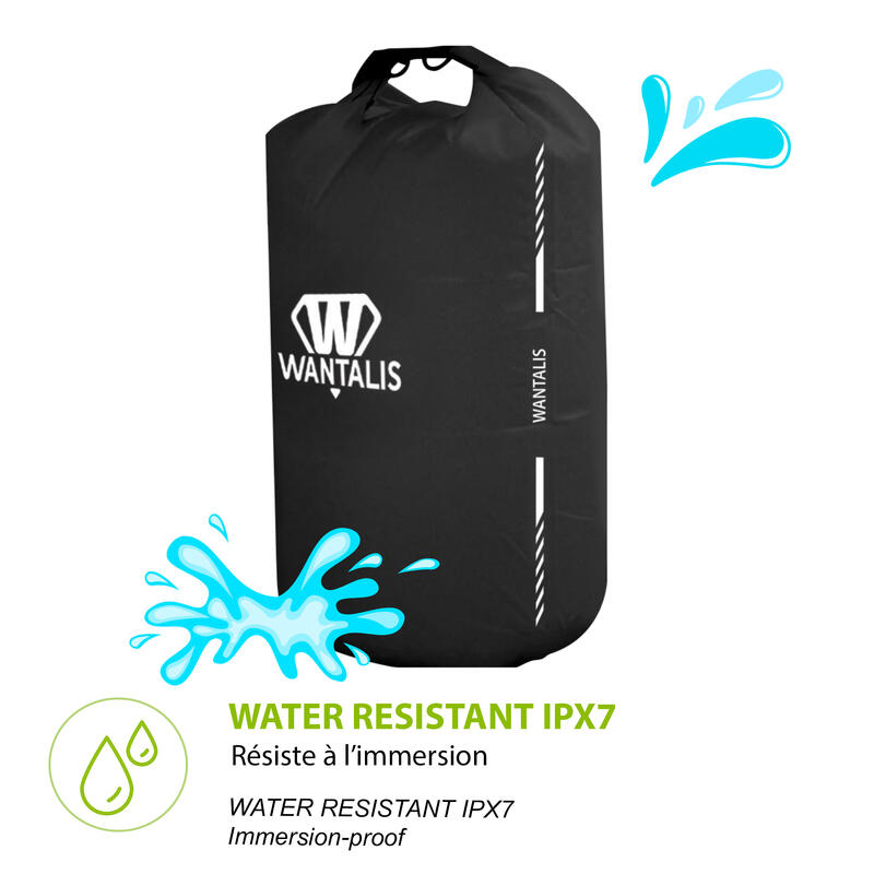Waterdichte tas - Polyester - 15L - Zwart