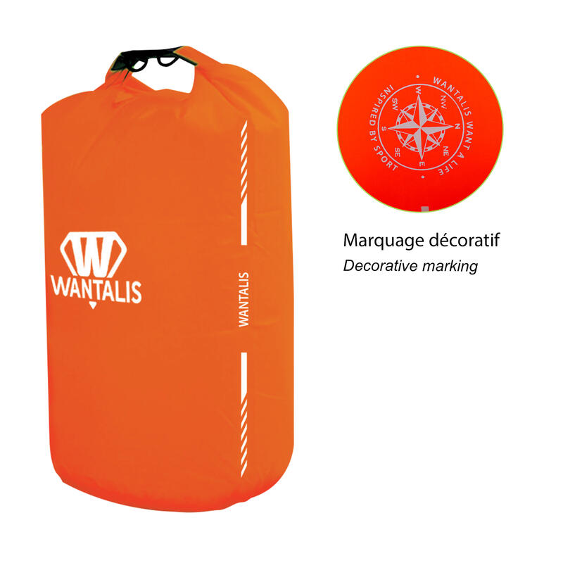 Waterdichte tas - Polyester - 10L - Fluorescerend geel