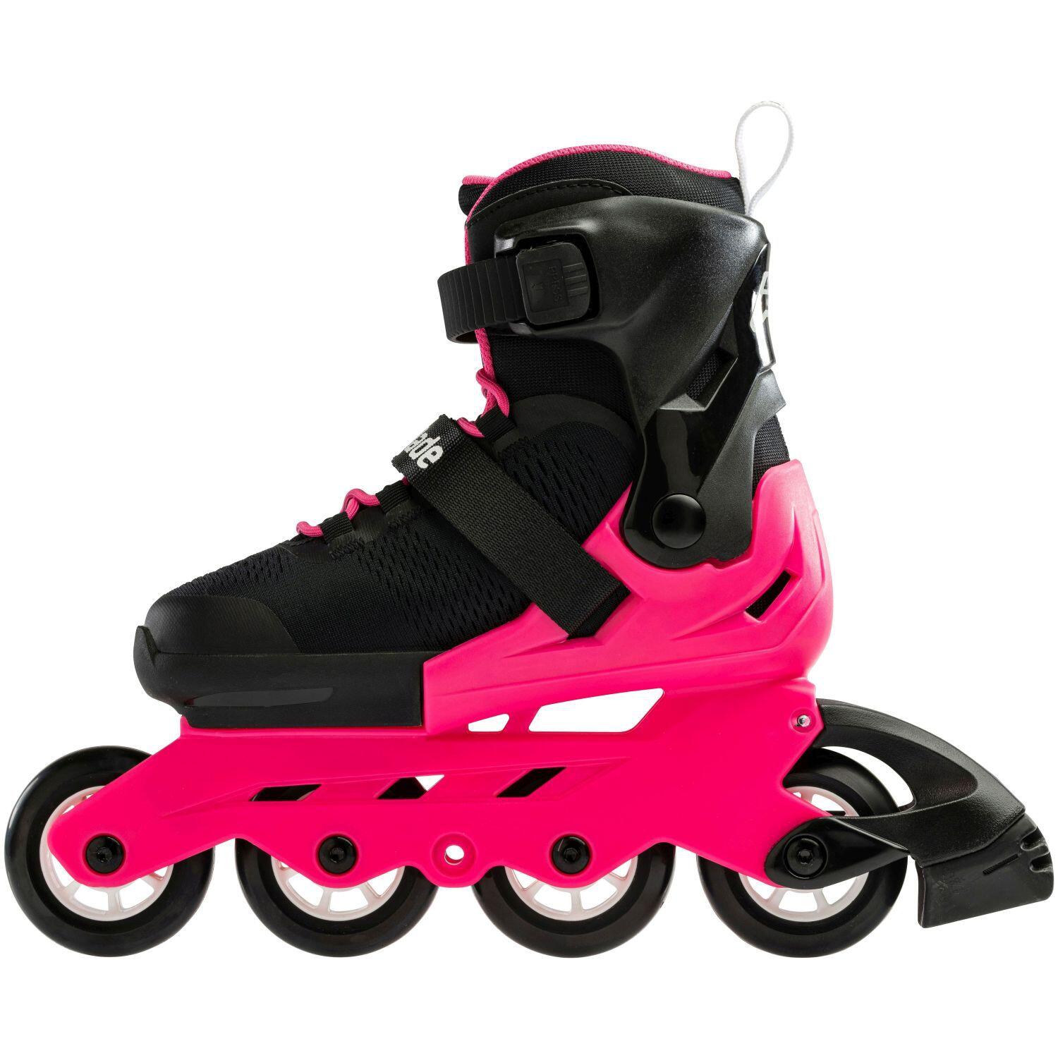 Microblade Kids Fitness Inline Skate - Black/Pink 2/5