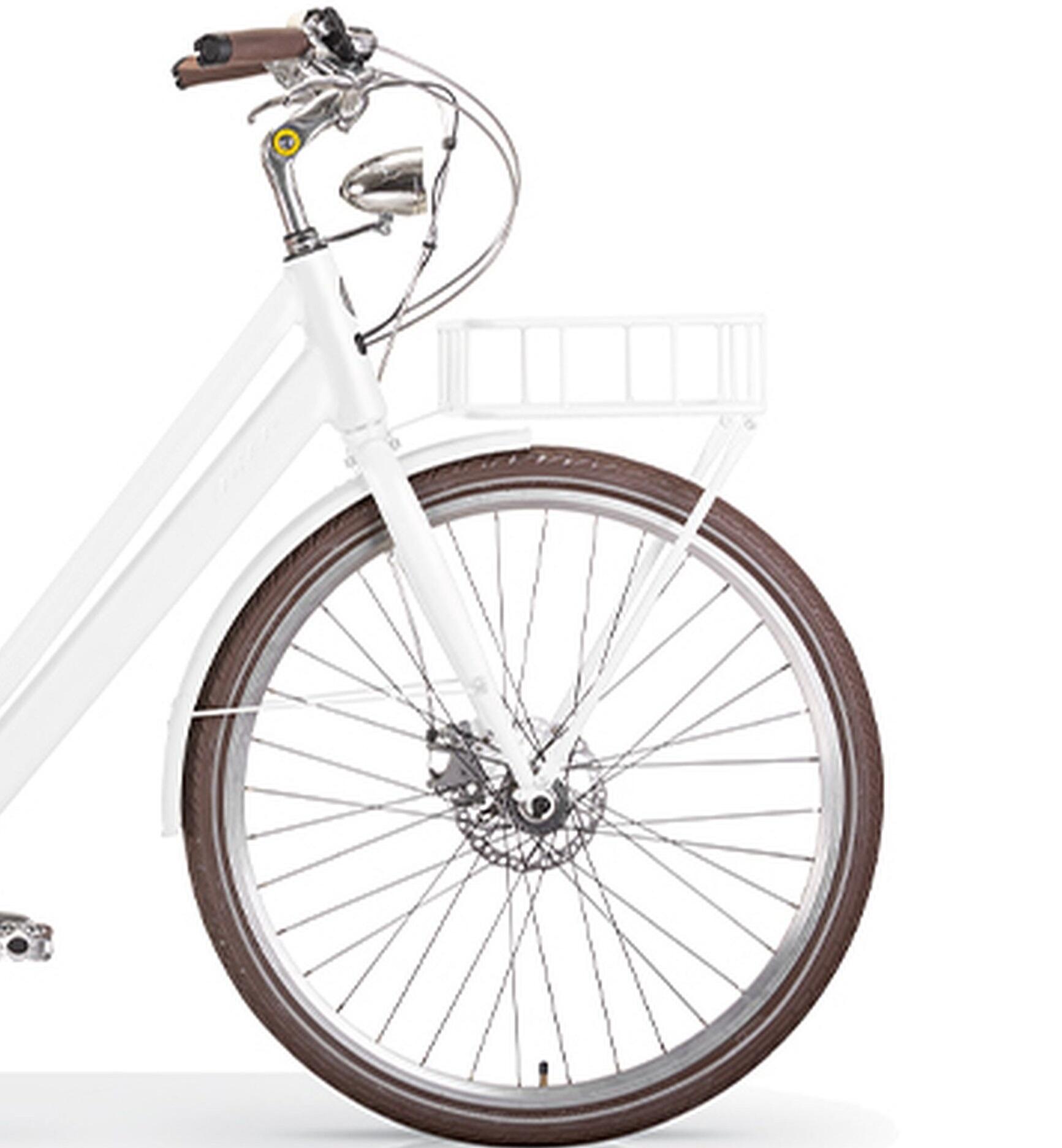 Elektro-Citybike LA RUE 2.0, matt chalk 3/4