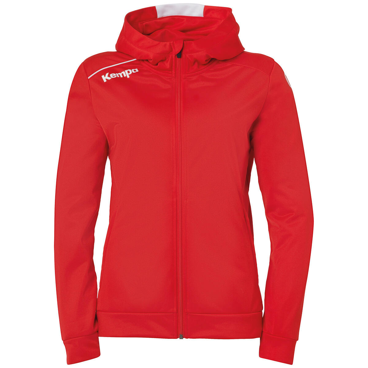 Kempa - Veste À Capuche Player Women Kempa - Sweat-shirt - Blanc|noir|rouge - 48 Xl - Decathlon