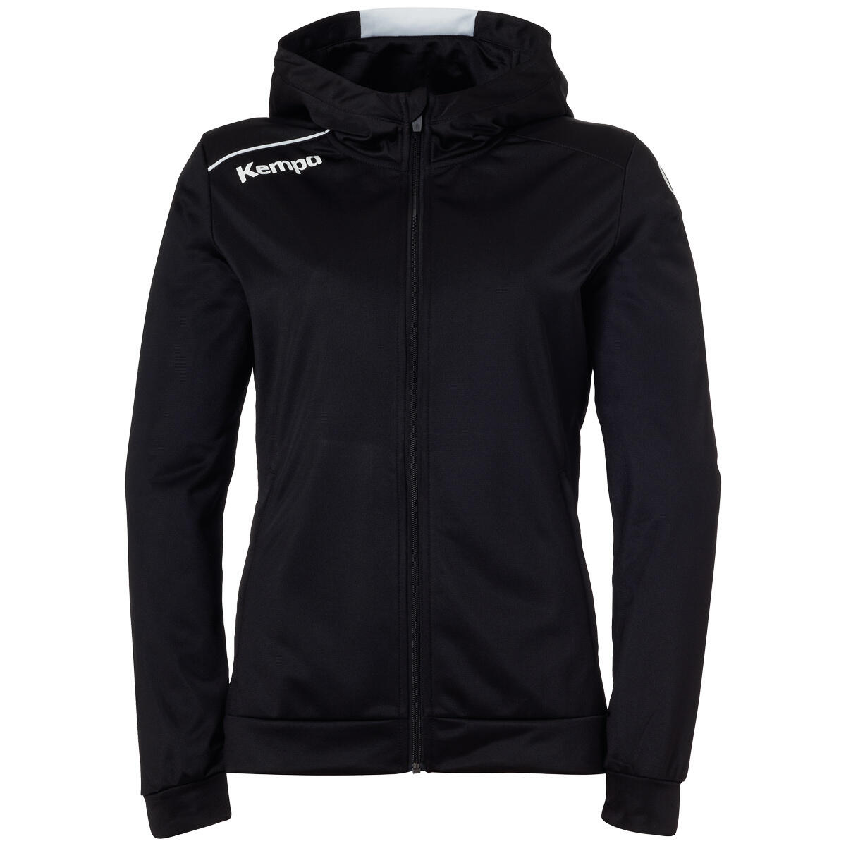 Kempa - Veste À Capuche Player Women Kempa - Sweat-shirt - Blanc|noir - 42 M/l - Decathlon