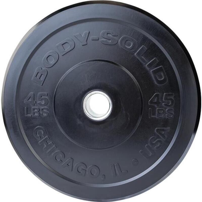 Chicago Extreme Zwarte  Bumper Plates OBPXK