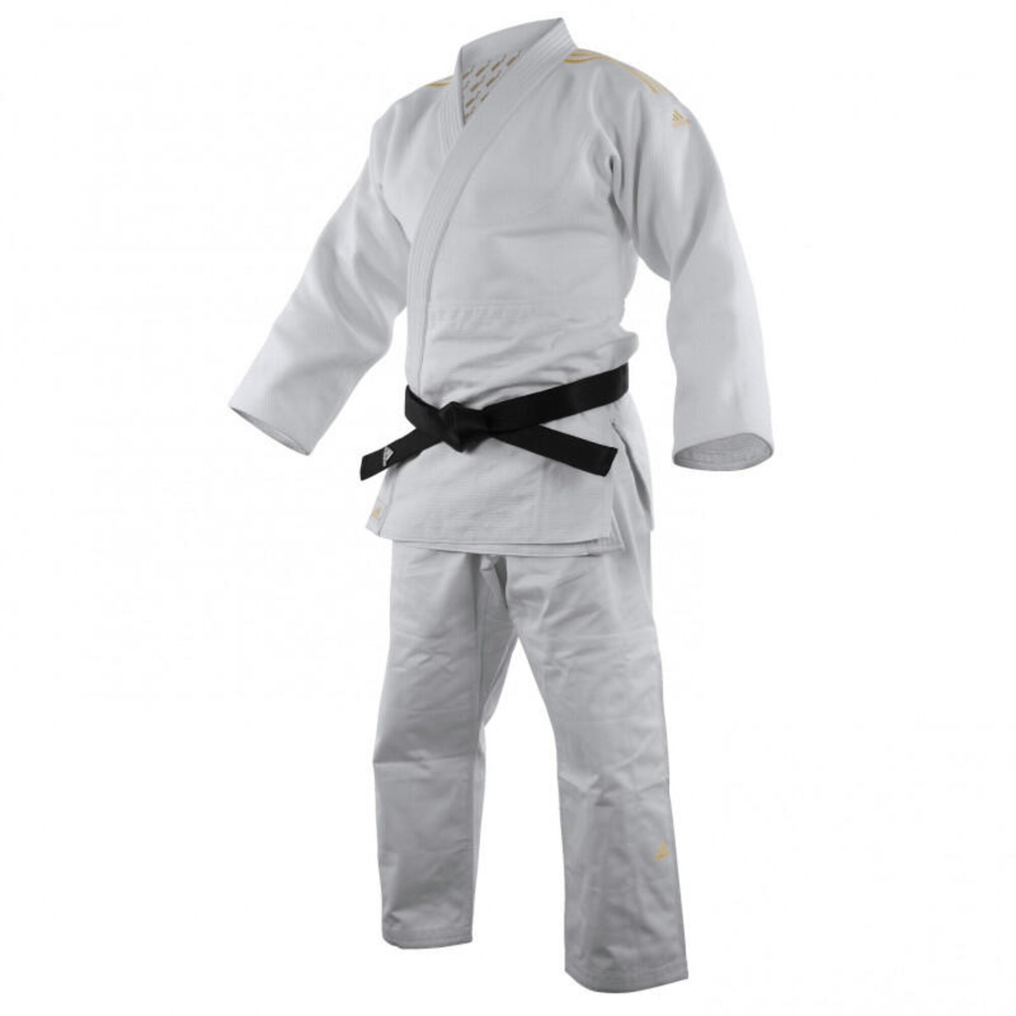 Kimono judo ADIDAS millenium à bandes or