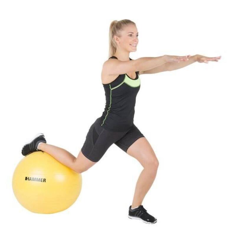 Hammer Fitness - Fitnessbal - Ø 55 cm - Geel