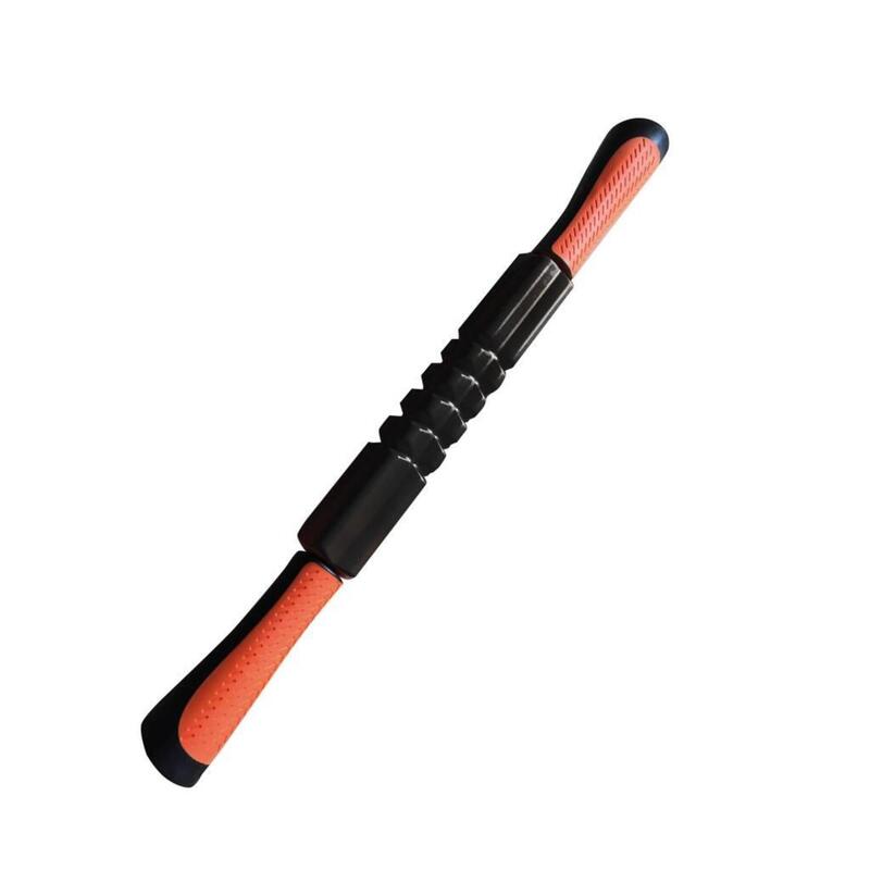 Toorx Massage Stick - met grepen - Zwart