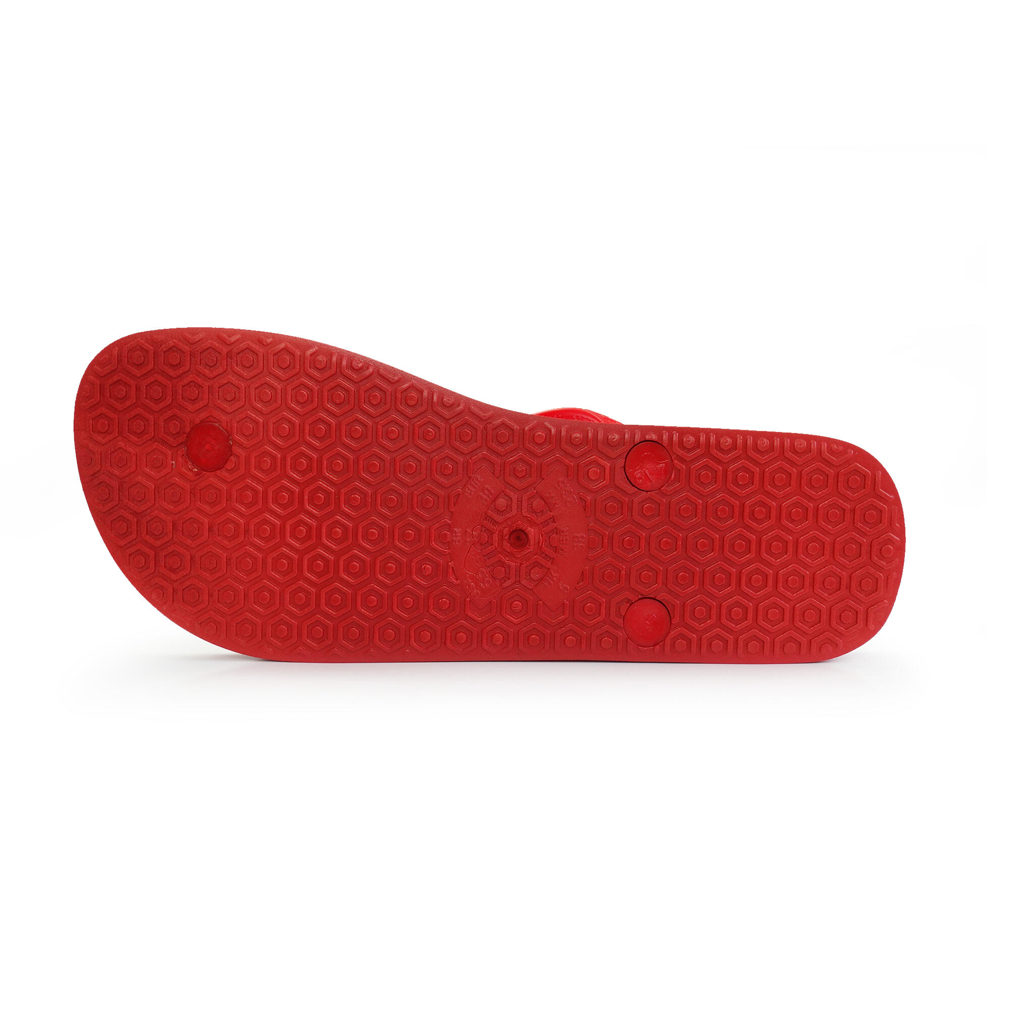Tongs pour femme Brasileras de couleur rouge avec semelle en gomme 5/5